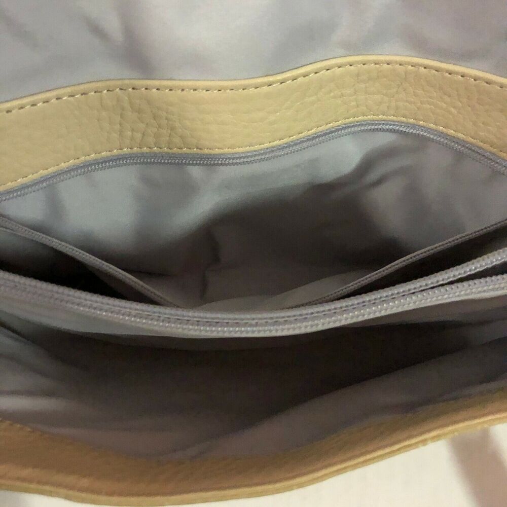 Cole Haan Village H05 Satchel Handbag Beige Pebble Leather NWOT - Picture 8 of 9